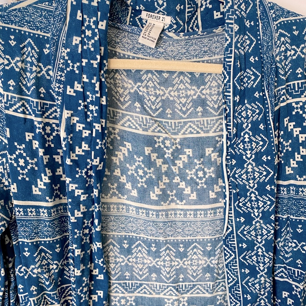 Aztec Print Cardigan - Picture 2 of 2